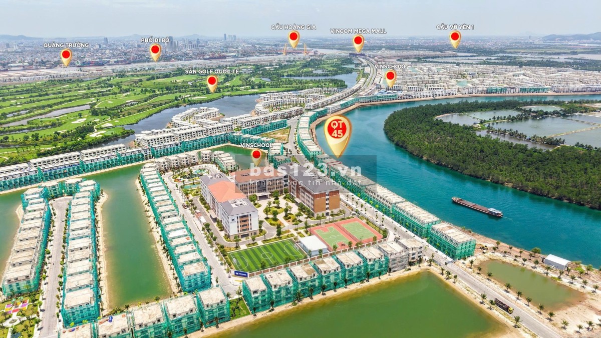 Bán liền kề ven sông Quý Tộc QT-45 Vinhomes Vũ Yên. ️0337 193 948
