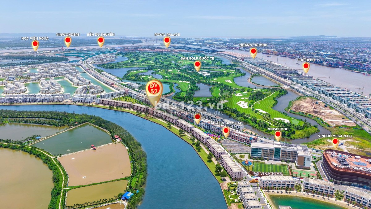 Bán liền kề ven sông Đảo Vua ĐV-52 Vinhomes Vũ Yên. ️ 0337 193 948