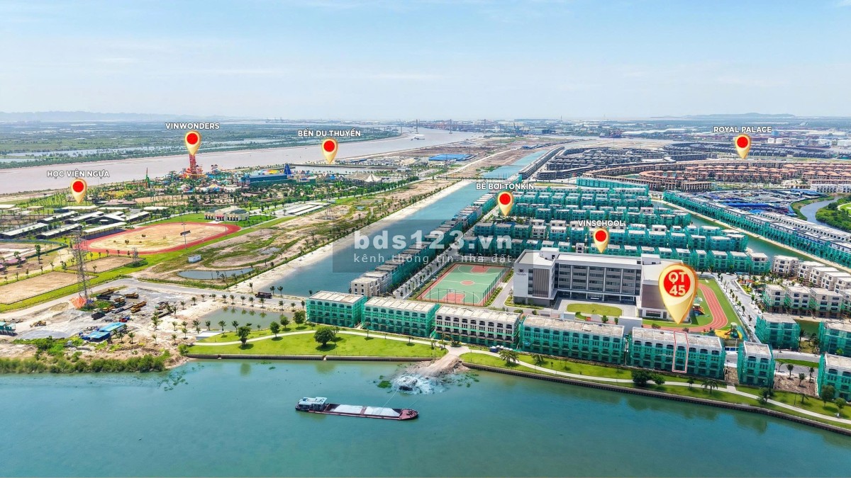 Bán liền kề ven sông Quý Tộc QT-45 Vinhomes Vũ Yên. ️0337 193 948