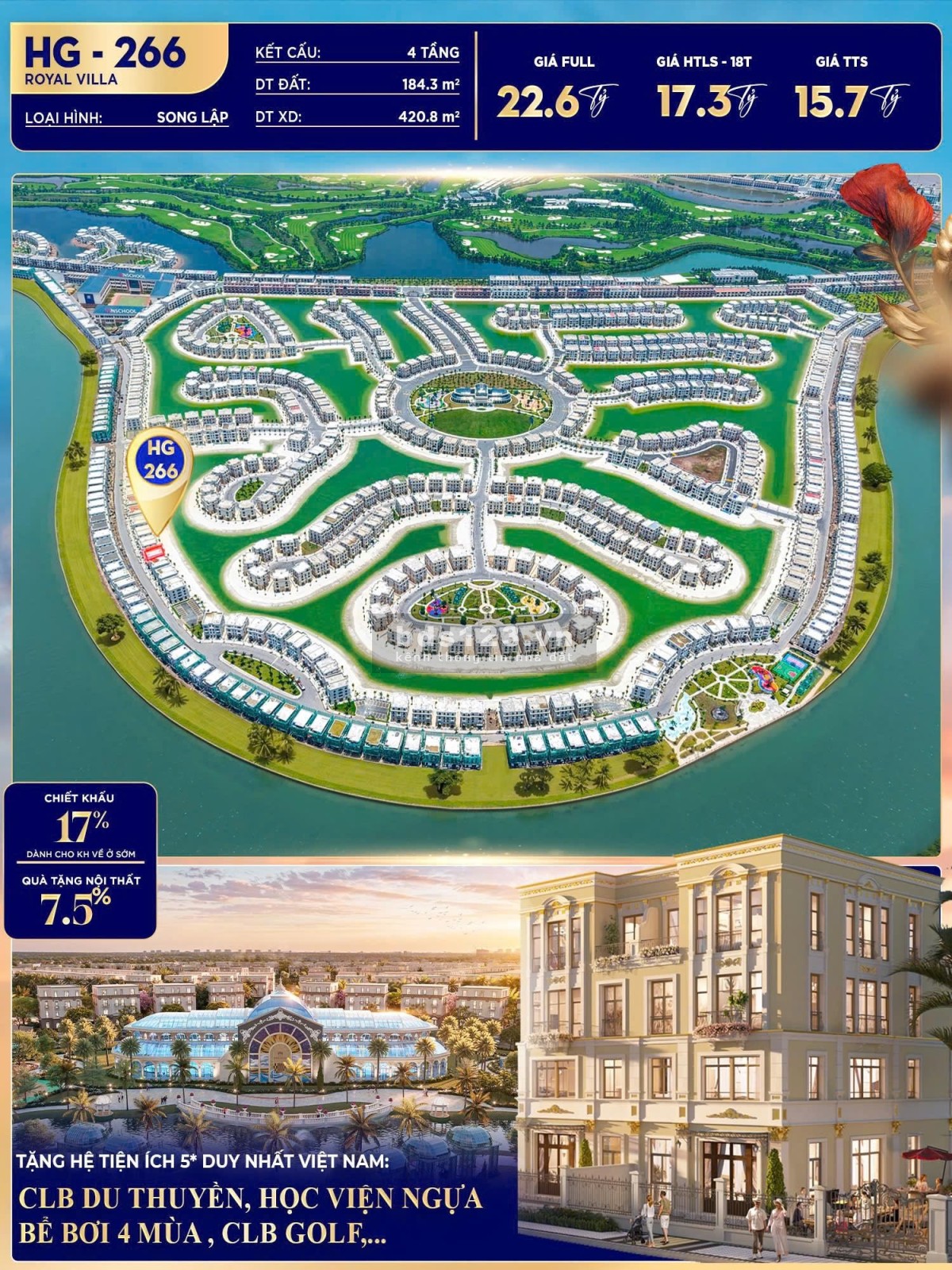 Bán biệt thự Hoàng Gia HG-266 Vinhomes Vũ Yên. ️ 0337 193 948