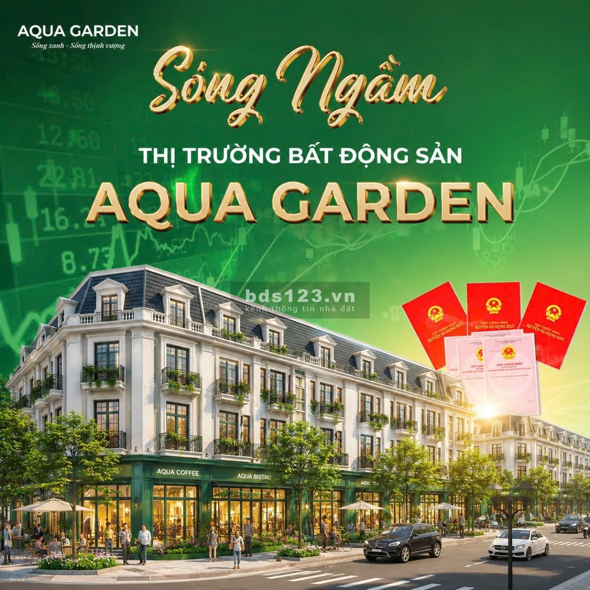  HÀNG HIẾM DUY NHẤT 1 LÔ ĐẤT NỀN HOA HẬU TẠI AQUA GARDEN (…