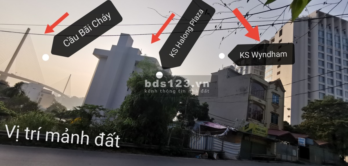 Bán đất mặt đường 610m² , MT24m, đường Hải quân, Bãi Cháy, TP Hạ Long