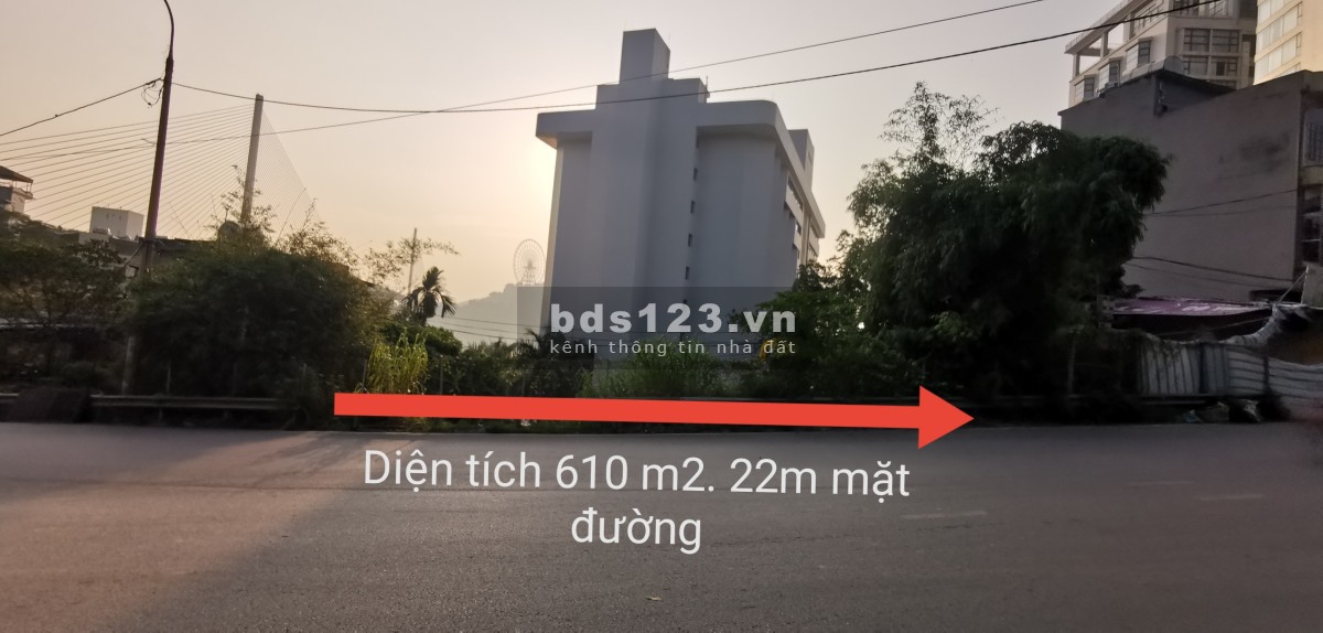 Bán đất mặt đường 610m² , MT24m, đường Hải quân, Bãi Cháy, TP Hạ Long