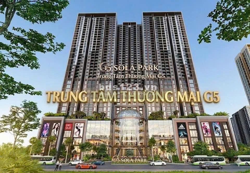 Bán căn hộ 62m 2PN2WC toà G5 - Solar ParkTầng trung ban công view…