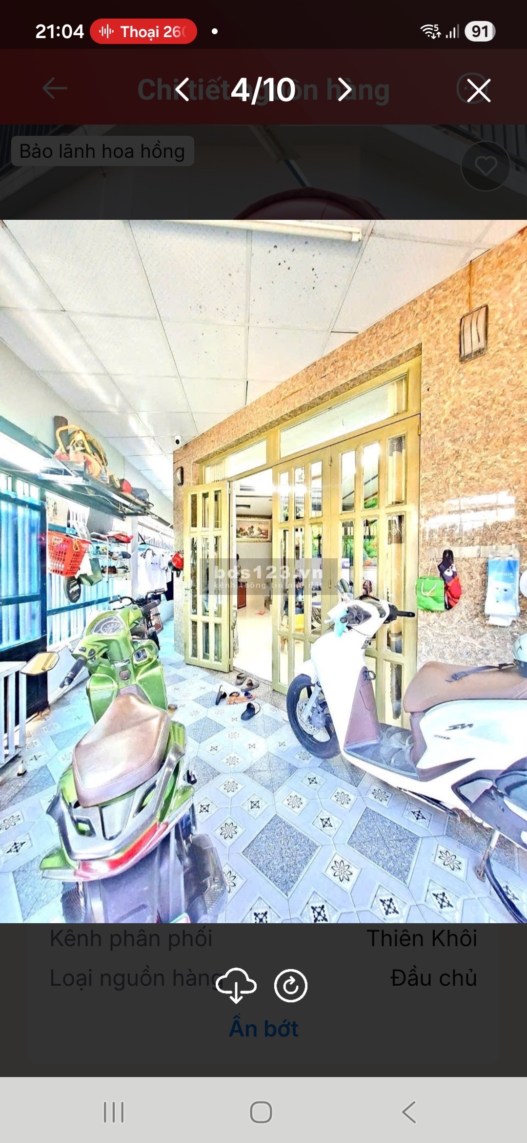 Bán nhà hẻm 2070 Huỳnh Tấn Phát Nhà Bè