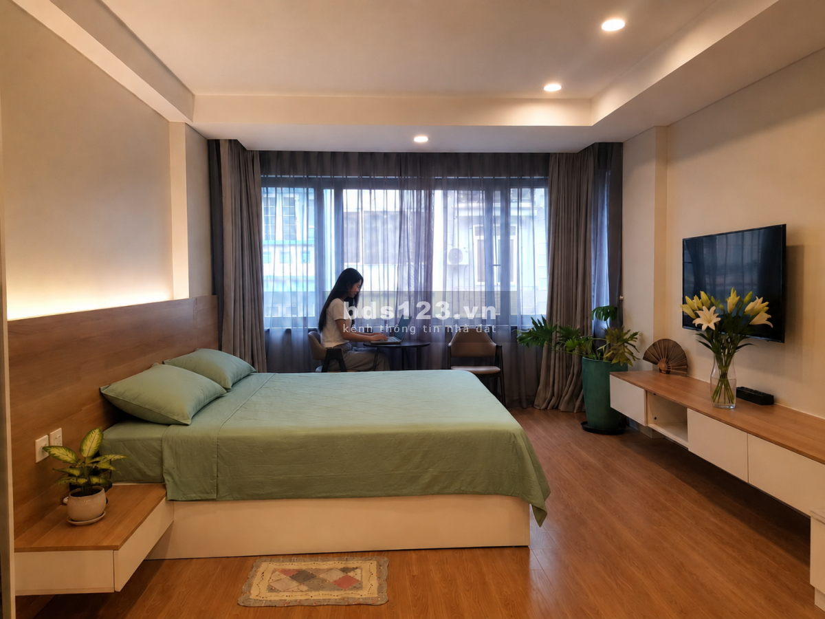 Cho thuê studio full nội thất 2 phút ra Hồ Tây, 282 Lạc Long…