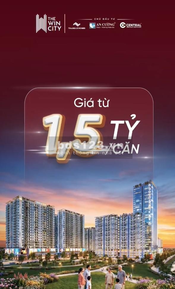 Chỉ 1 tỷ 100/căn 1PN + 1WC cho gia đình trẻ - tặng full nội…