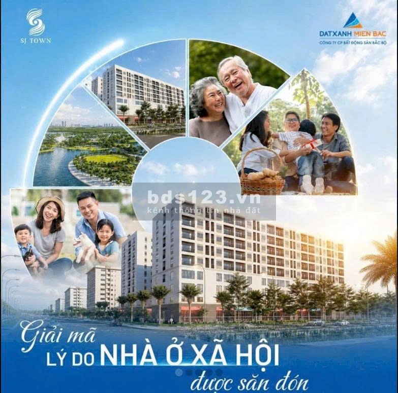 GIÁ CỰC TỐT CÓ TẠI NOXH SJ TOWN Căn view đẹp sông thống…