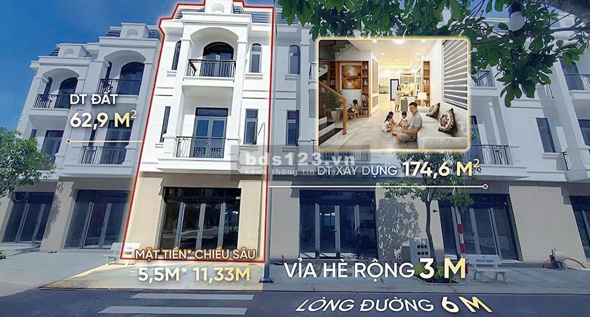 ️ Nhà Phố Tân Châu Âu Trung Tâm Thuận An – Sổ Hồng Riêng – Giá Từ 5 Tỷ