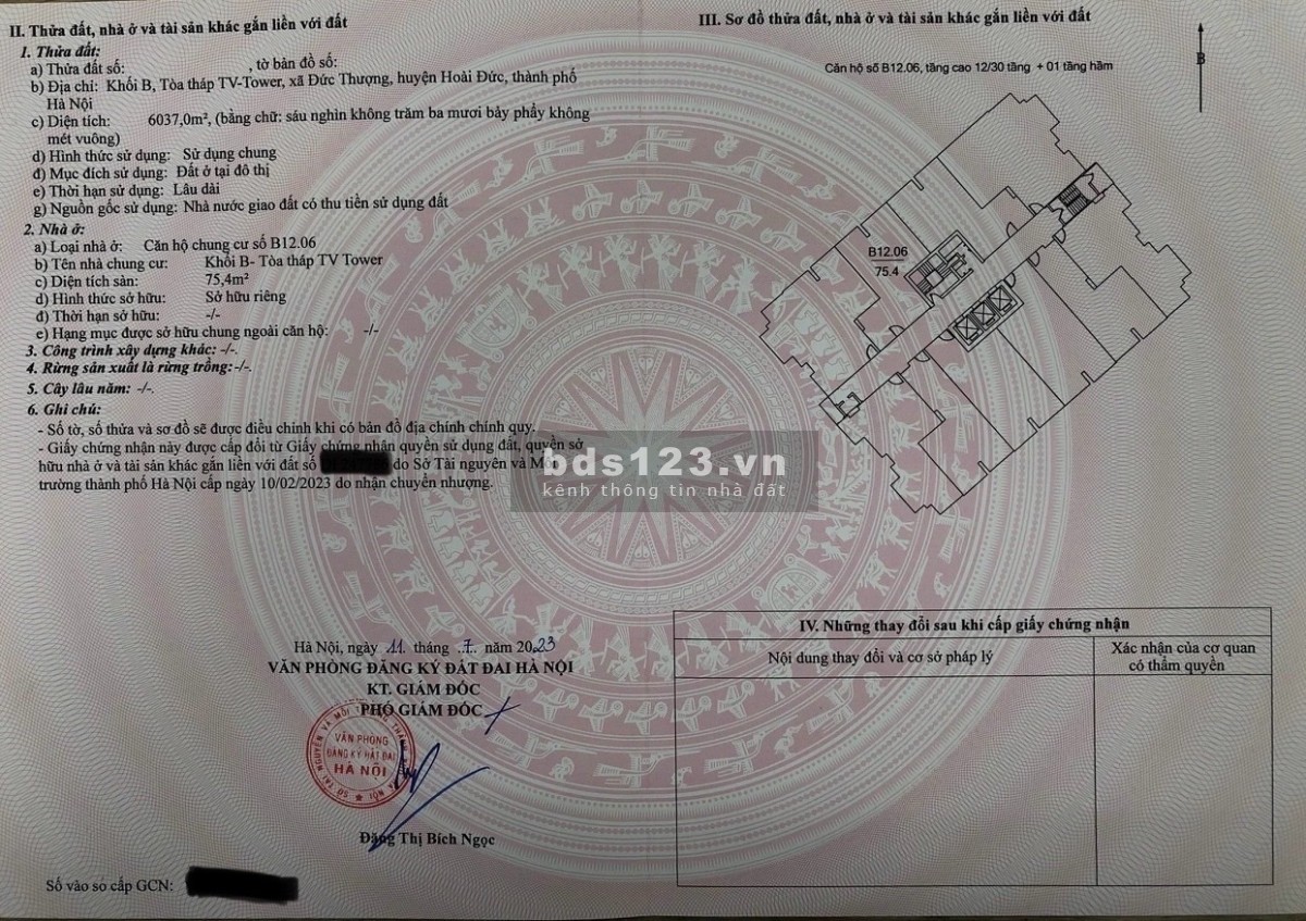 Chính chủ bán căn hộ 82m2 có 2PN, 2VS Khối B Tân Việt - giá…