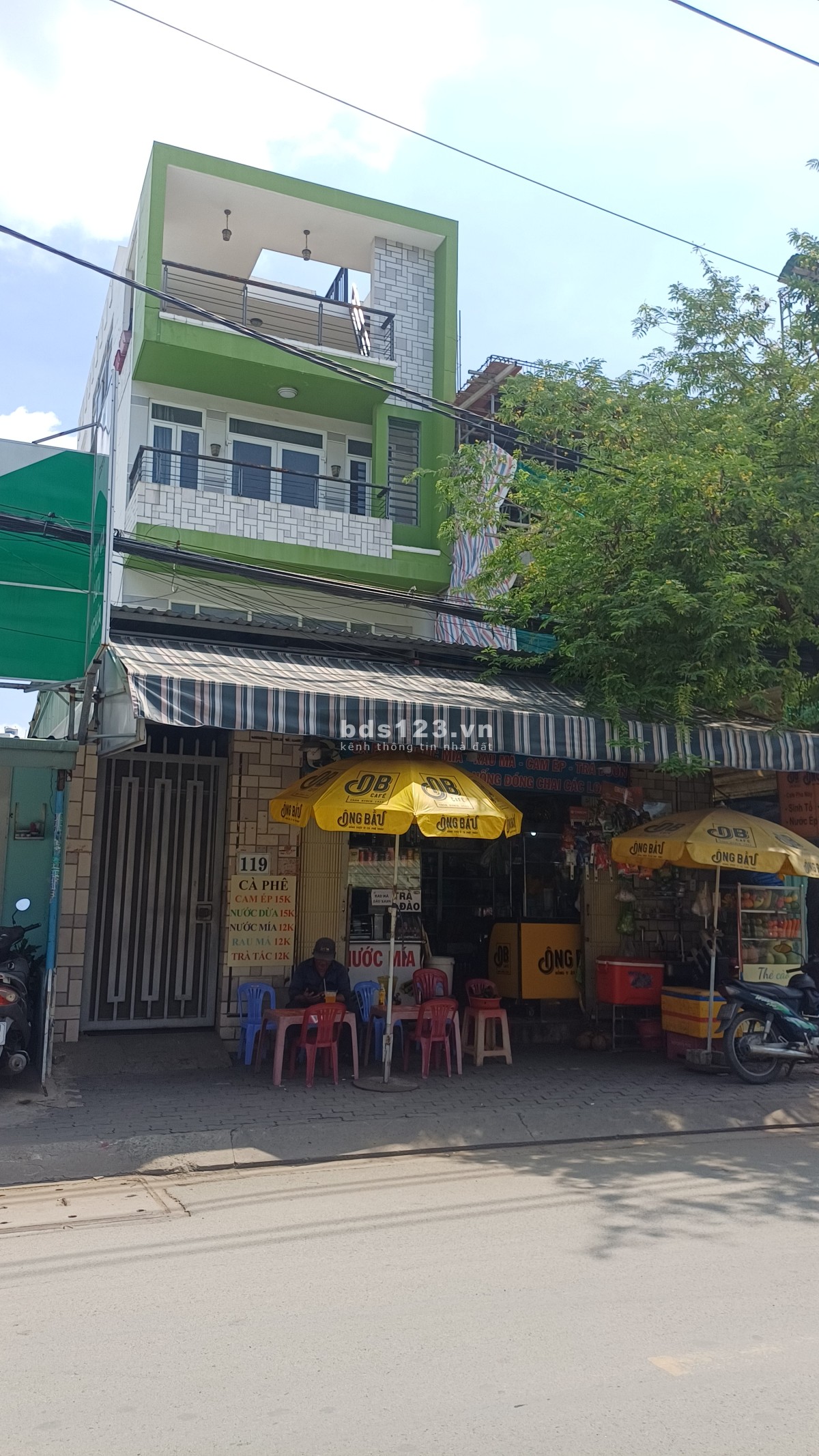 Bán nhà mặt tiền đường gò ô môi, gần ngã tư chợ, khu kinh doanh sầm uất.