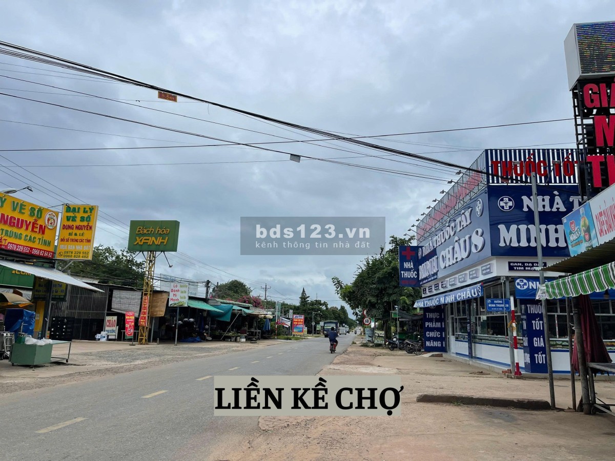Đất liền kề chợ trường UBND Minh Thạnh Dầu Tiếng