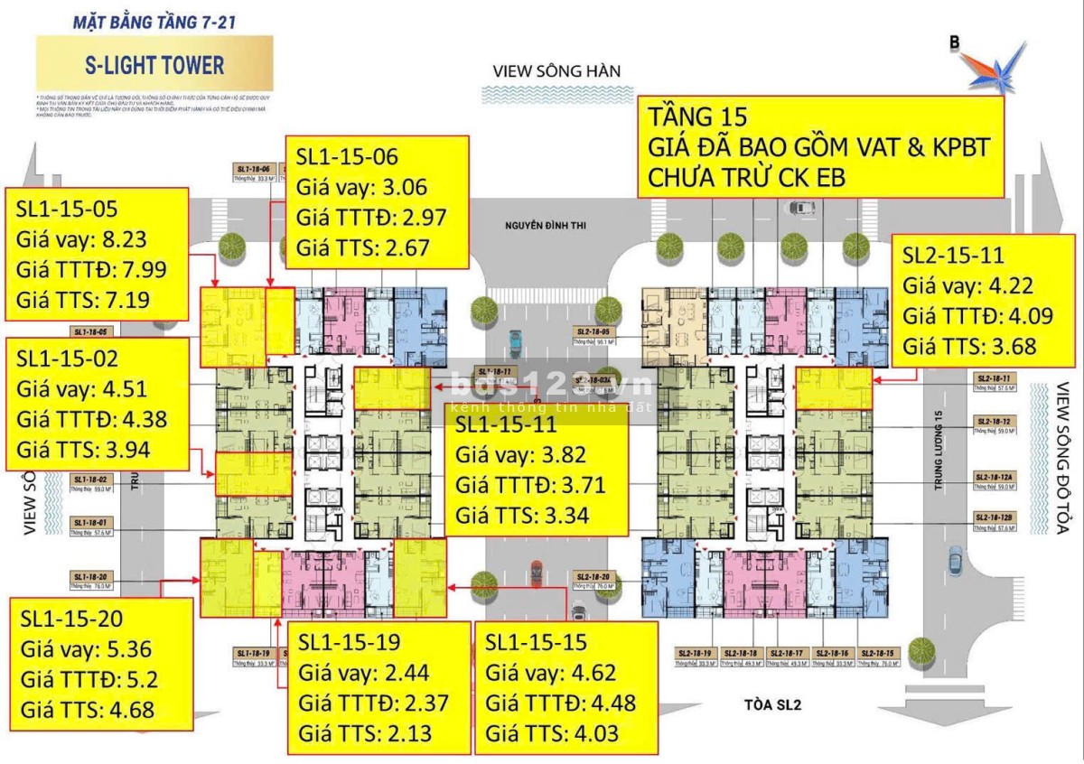 Sống Giữa Không Gian Ven Sông – Tận Hưởng Chuẩn Mực Mới Cùng S-LIGHT Tower