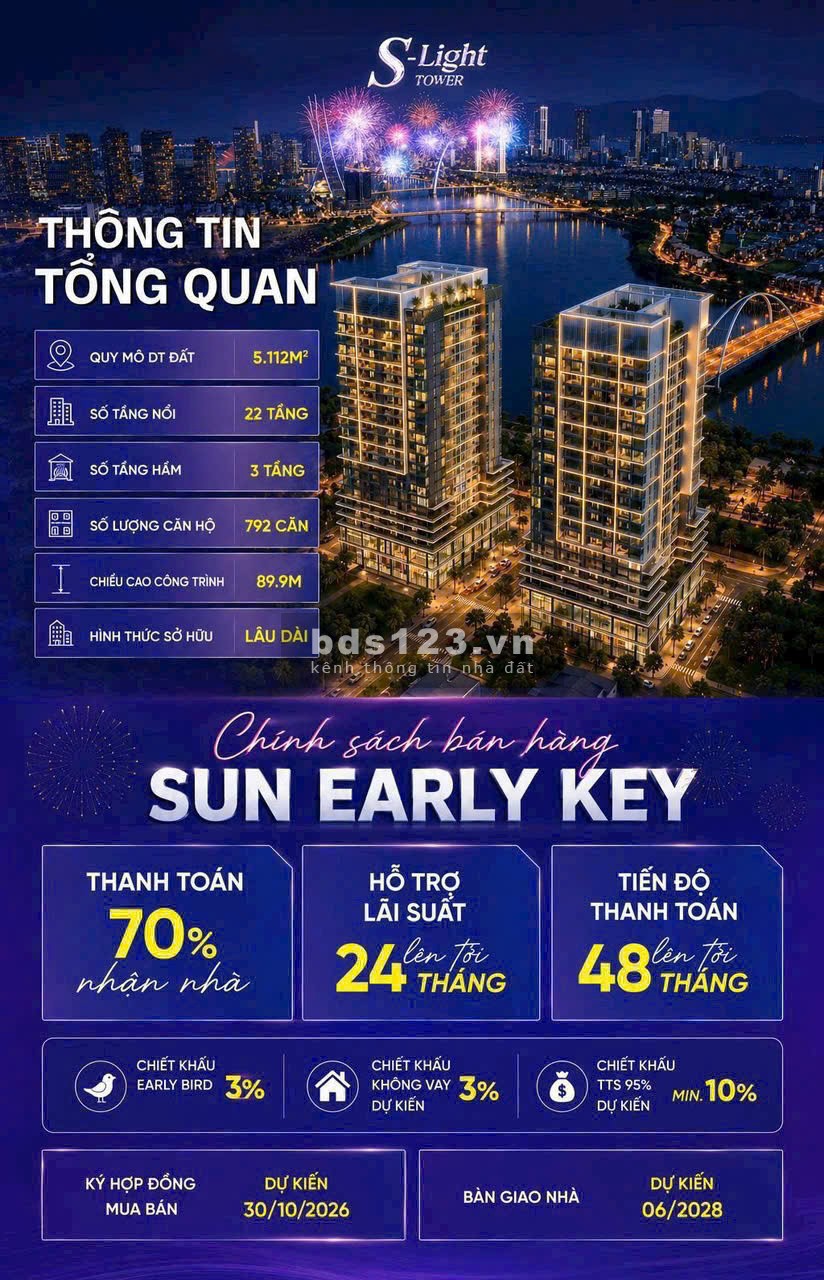 Sống Giữa Không Gian Ven Sông – Tận Hưởng Chuẩn Mực Mới Cùng S-LIGHT Tower