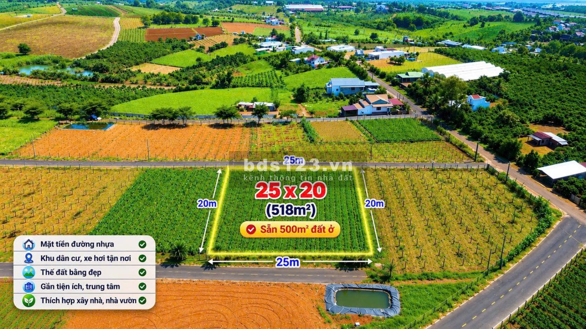 Đất ngộp Phường 2 Bảo Lộc sẵn 500m2 thổ cư