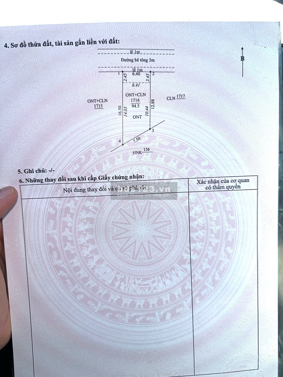 645 triệu - đất trung tâm phường Đại Lộc - TP Đà Nẵng