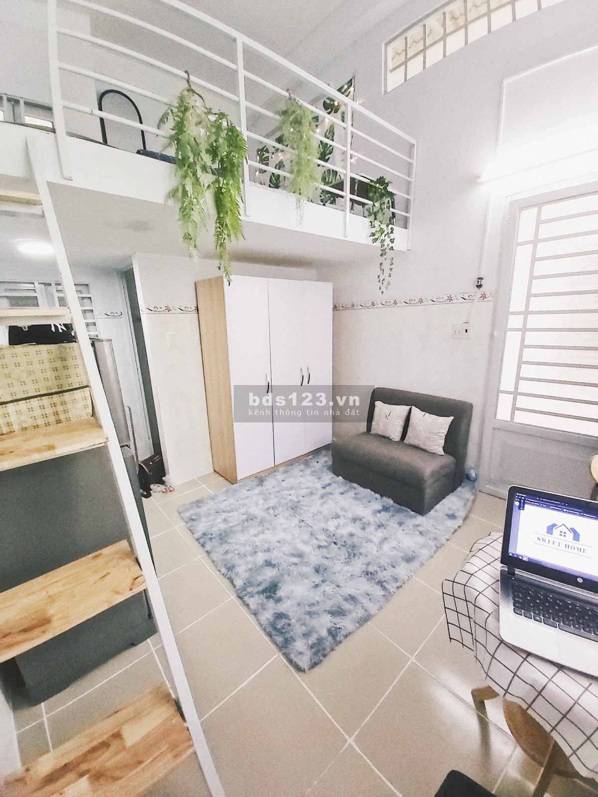 Phòng trọ có gác (Duplex) CV Làng Hoa – Full nội thất mới keng…