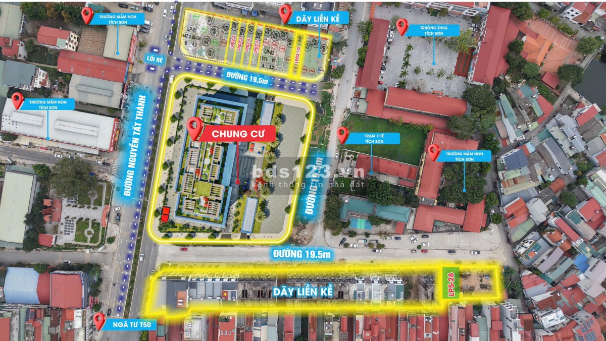  Cơ hội đầu tư sinh lời kép • Liền kề sầm uất ngay trung tâm Tích Sơn