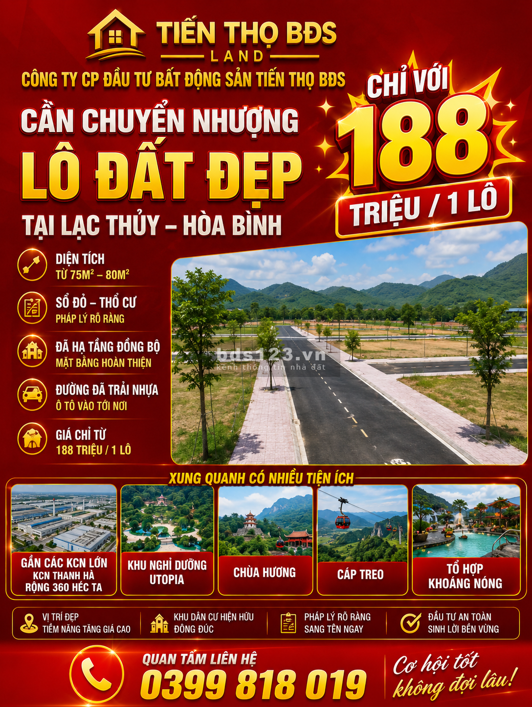 Đất Xã An Bình, Lạc Thủy, đang có ưu đãi lớn