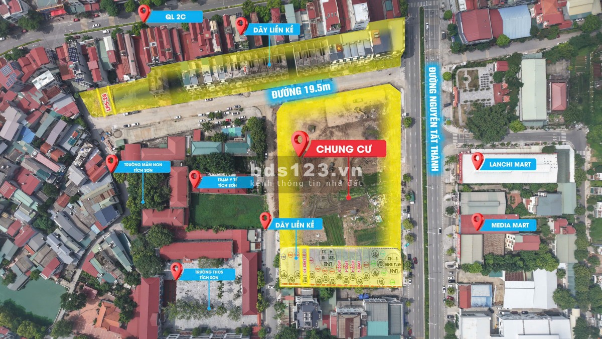  Cơ hội đầu tư sinh lời kép • Liền kề sầm uất ngay trung tâm Tích Sơn