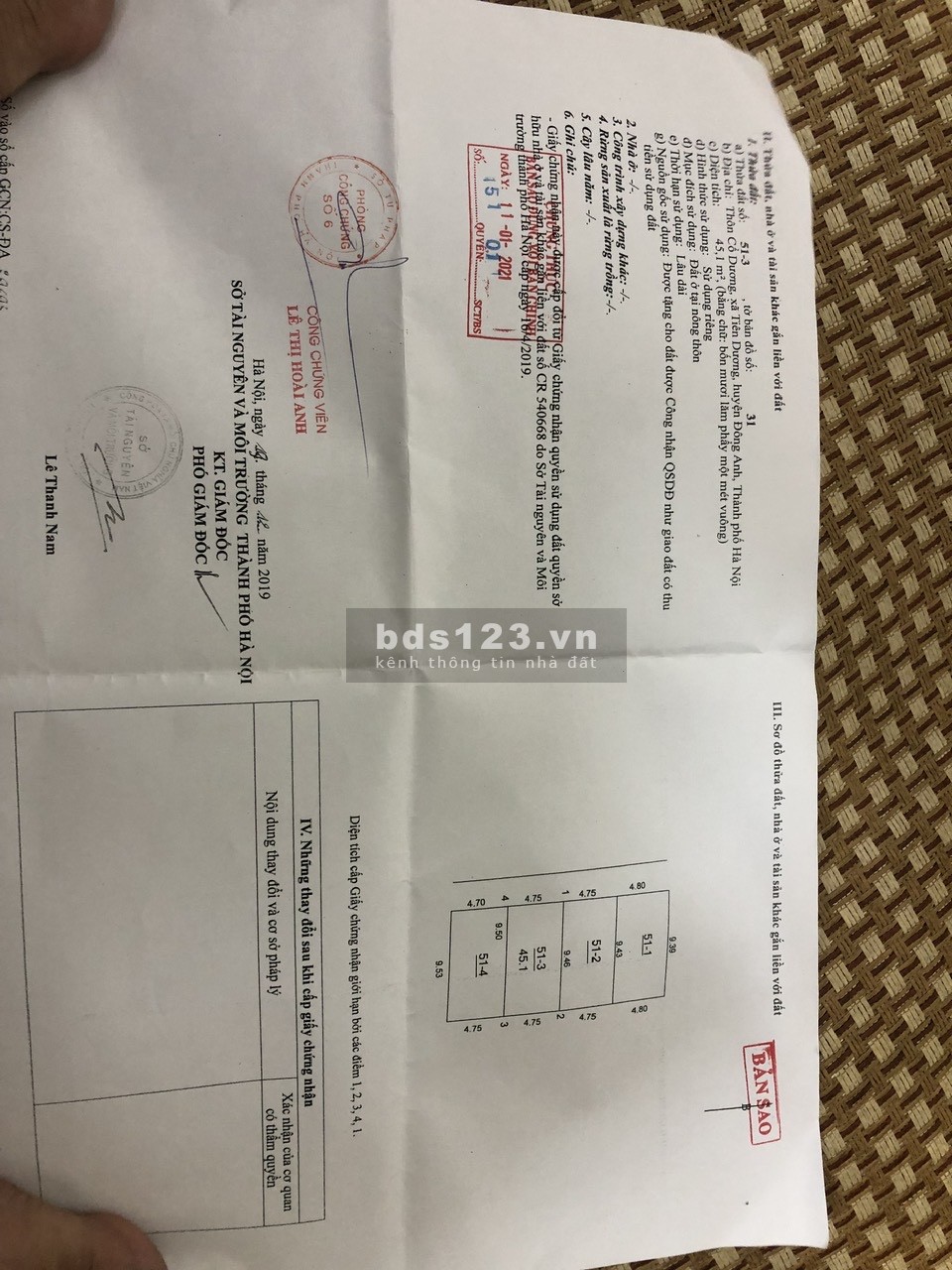Bán đất xã Phúc Thịnh ( huyện Đông Anh cũ ) với nhiều dự án đang được triển khai. Cam kết KO dính QH