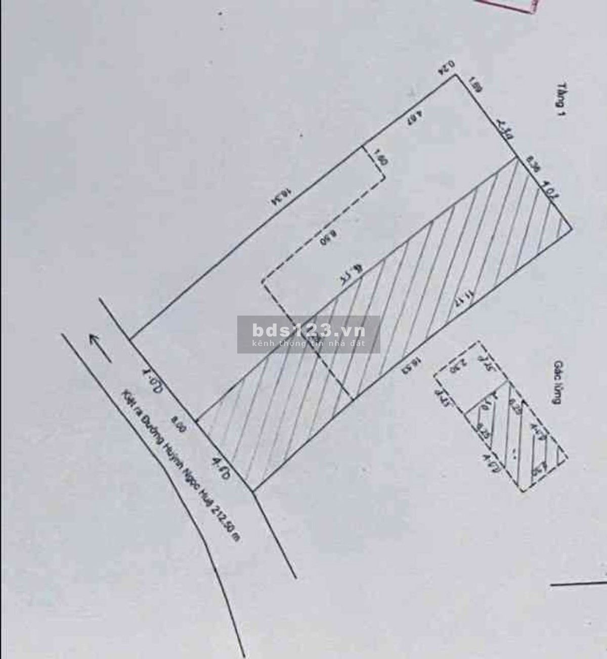 Kiệt Huỳnh Ngọc Huệ 67m 1,5 lửng Giá 3.x tỷ