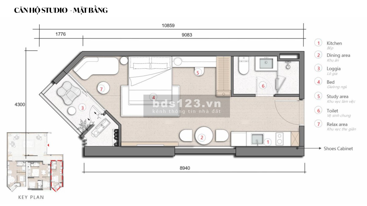 Thiếu vốn cần bán nhanh căn hộ Studio view biển SkyM Hạ Long