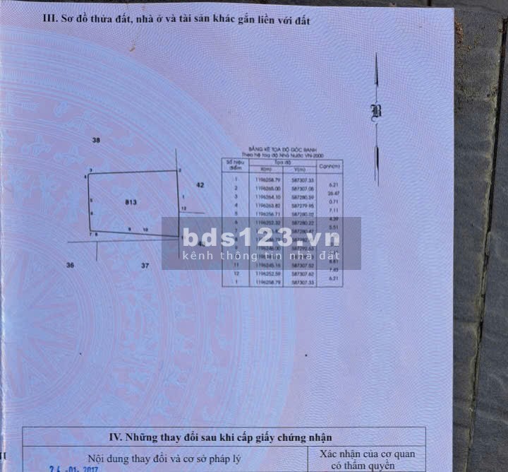 CHÍNH CHỦ CẦN BÁN ĐẤT TẠI XÃ VĨNH LỘC A – HUYỆN BÌNH CHÁNH