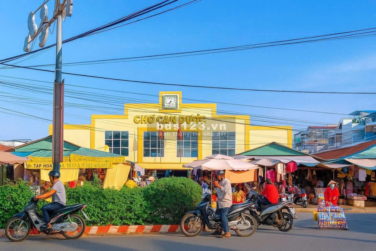 Bán đất 125,3m² trung tâm Phường Cần Đước – 2 mặt tiền…