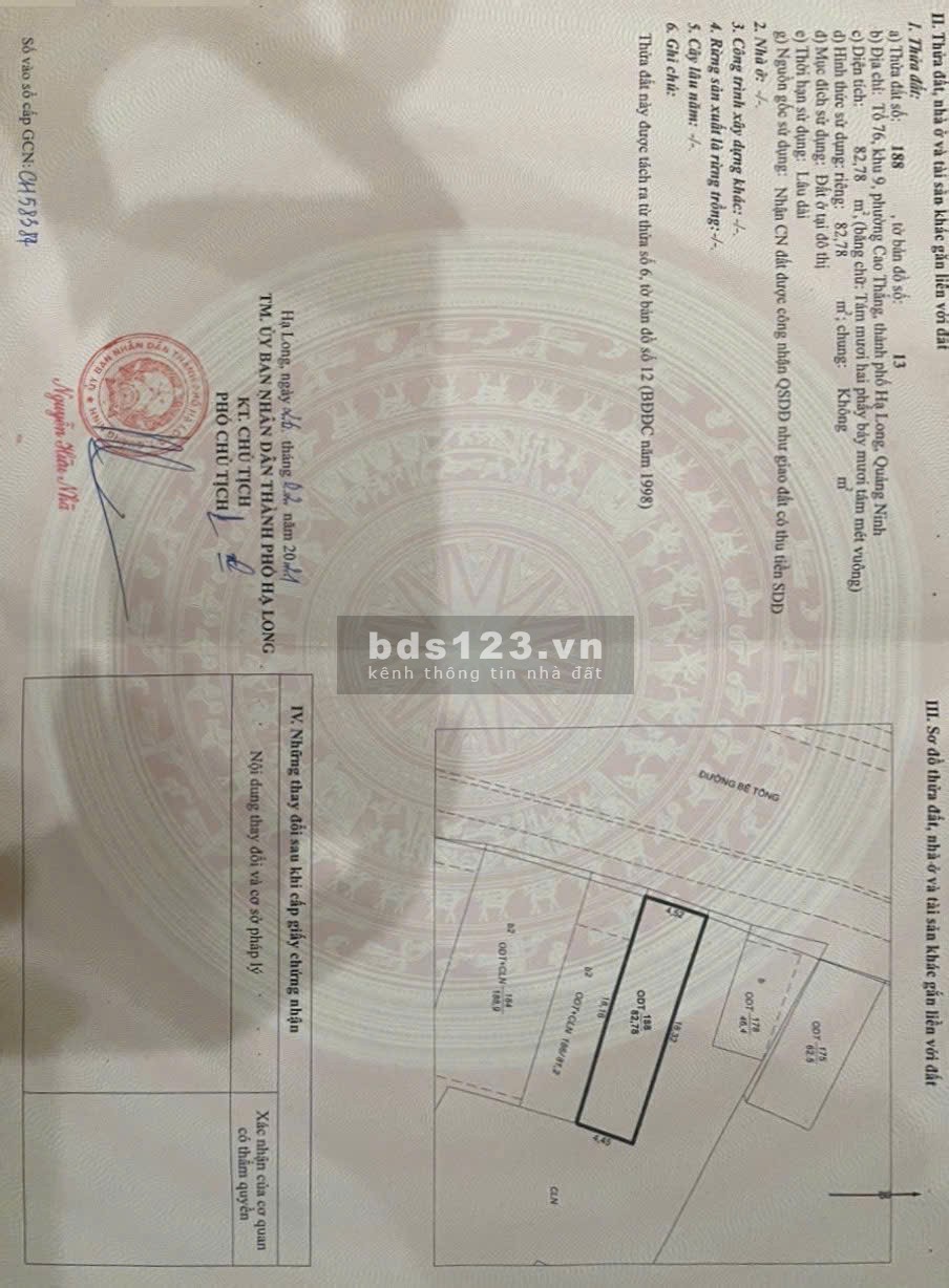 Cần bán gấp căn nhà đường Bãi Muối, trung tâm Cao Thắng,…