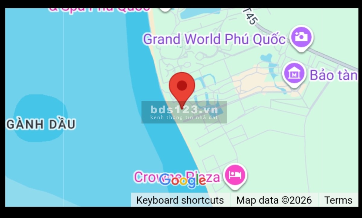 Bán căn hộ 5 sao Vin Grandworld Phú Quốc – hàng hiếm, dòng…