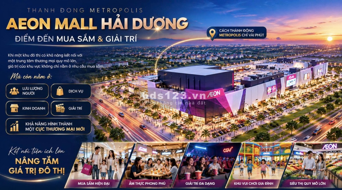  THÀNH ĐÔNG METROPOLIS – ĐIỂM ĐÓN SÓNG ĐẦU TƯ PHÍA TÂY…