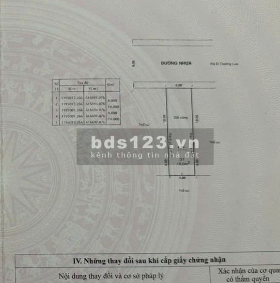 Giá 3.9 Tỷ, Đất 58m2 Nguyễn Duy Trinh, Gần Đông Tăng Long, Quận 9