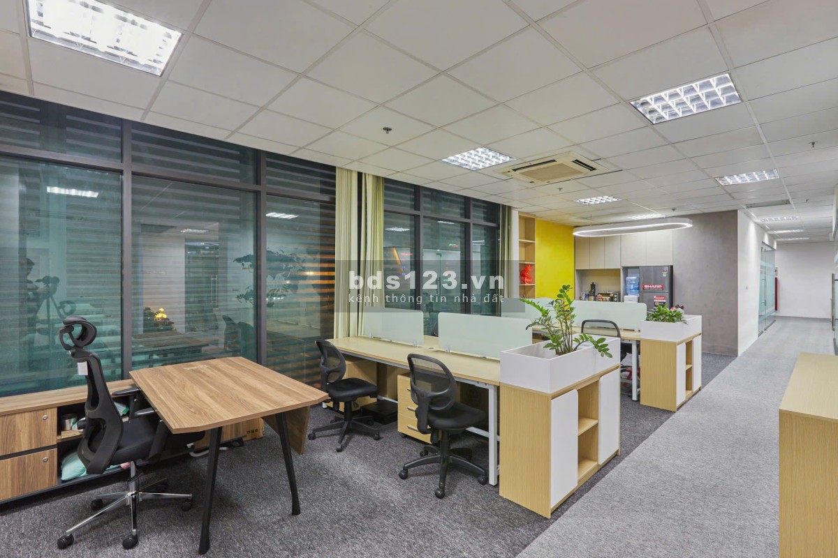 Bán 537m2 sàn văn phòng Mỹ Đình Plaza 2 full nội thất đẹp