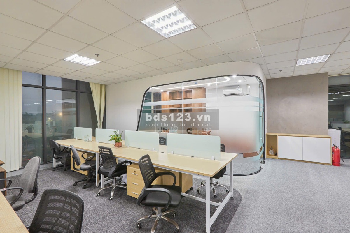 Bán 537m2 sàn văn phòng Mỹ Đình Plaza 2 full nội thất đẹp