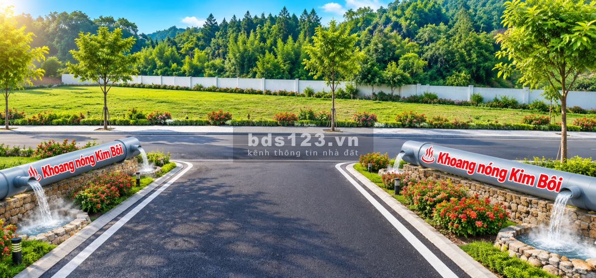 cần chuyển nhượng lô đất khoáng nóng tại kim bôi hòa bình…