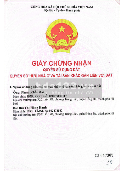 Chính chủ bán đất LK69 Huyền Kỳ, Phú Lương, 49m2 MT 4m đường 7,5m đối diện khu vui chơi