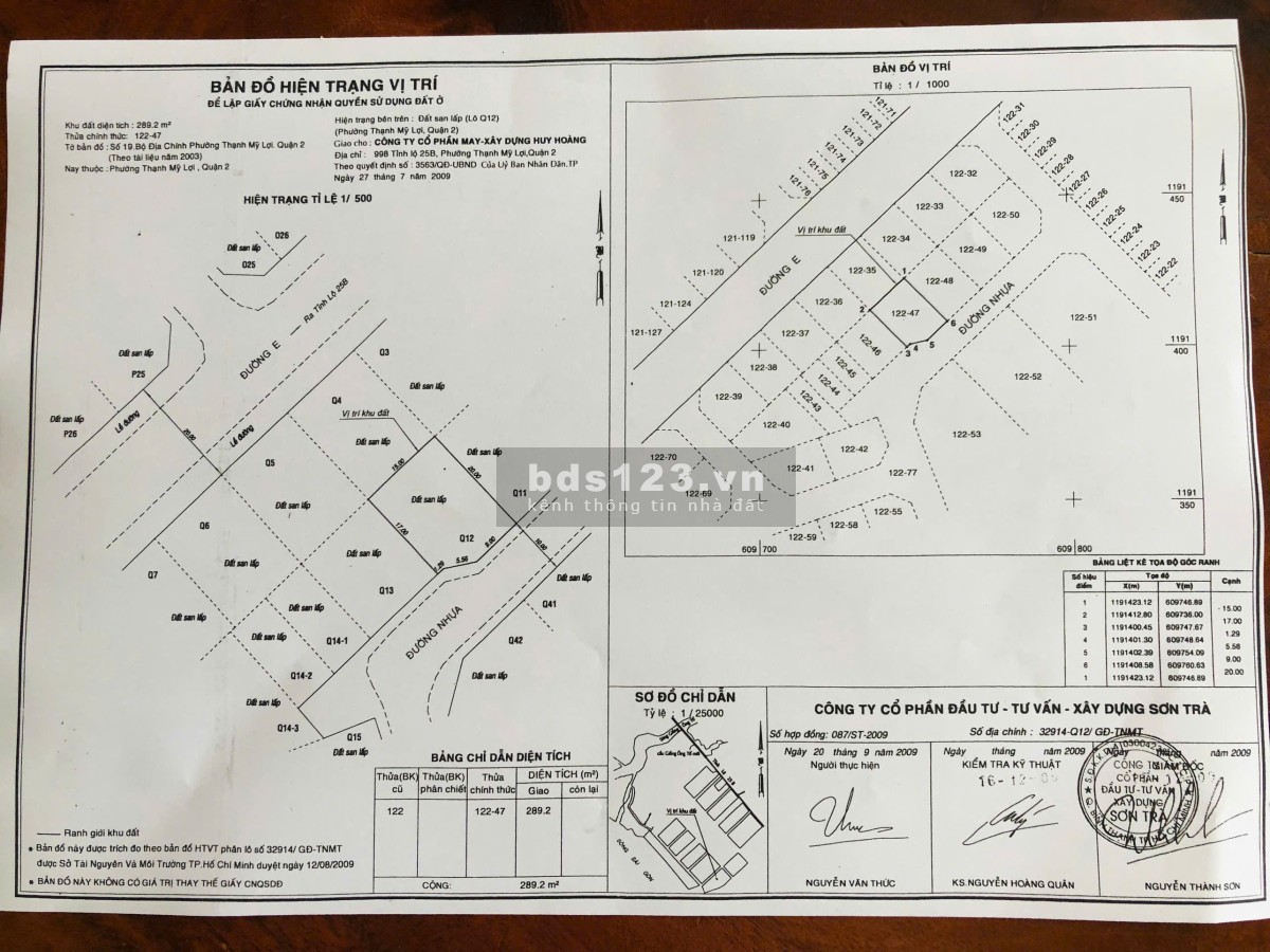 Bán đất biệt thự KDC Huy Hoàng, đường 69A, phường Thạnh…