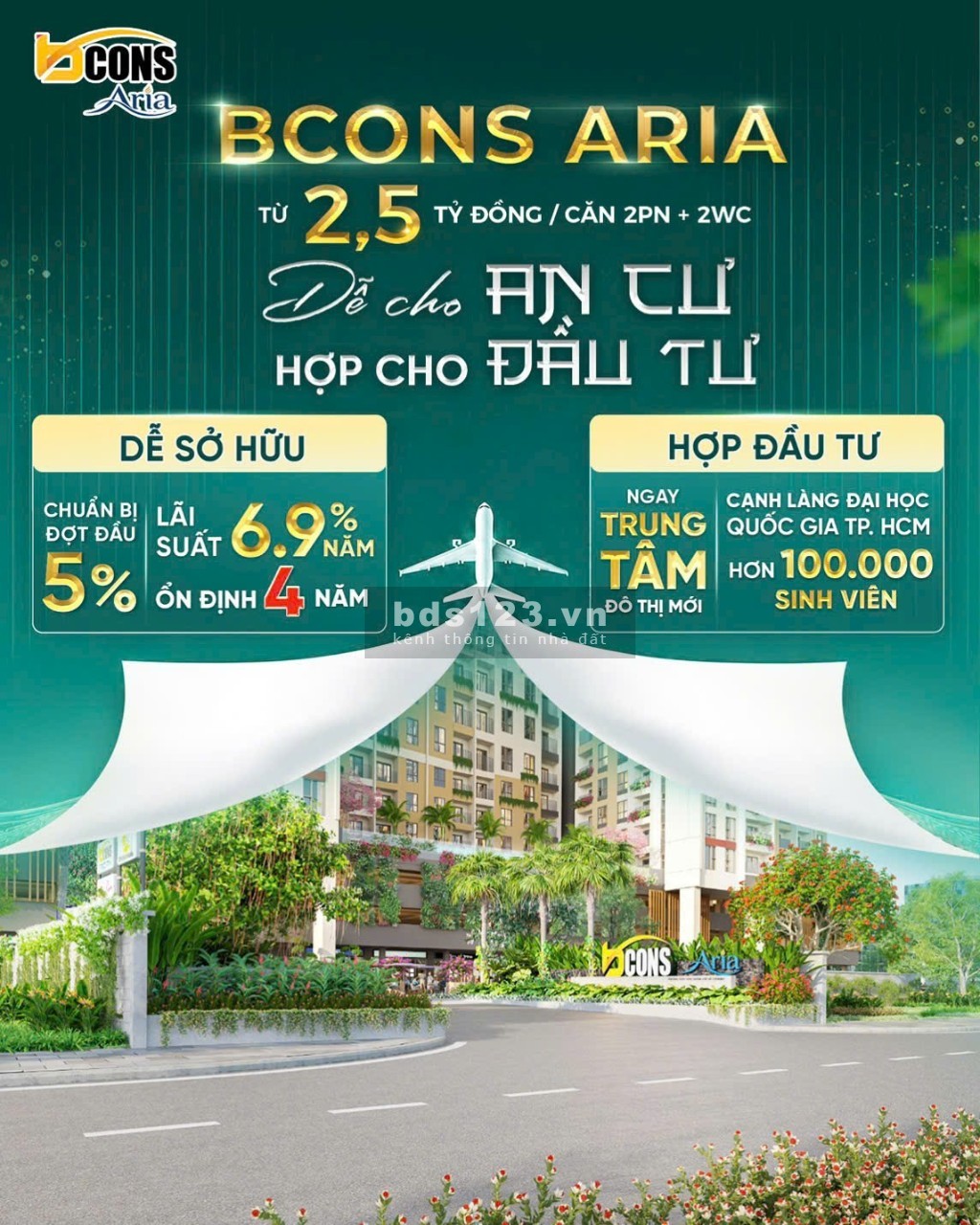 2PN 2WC – 2,5 TỶ | TÌM MỘT NƠI AN CƯ CHO CẢ GIA ĐÌNH TẠI…