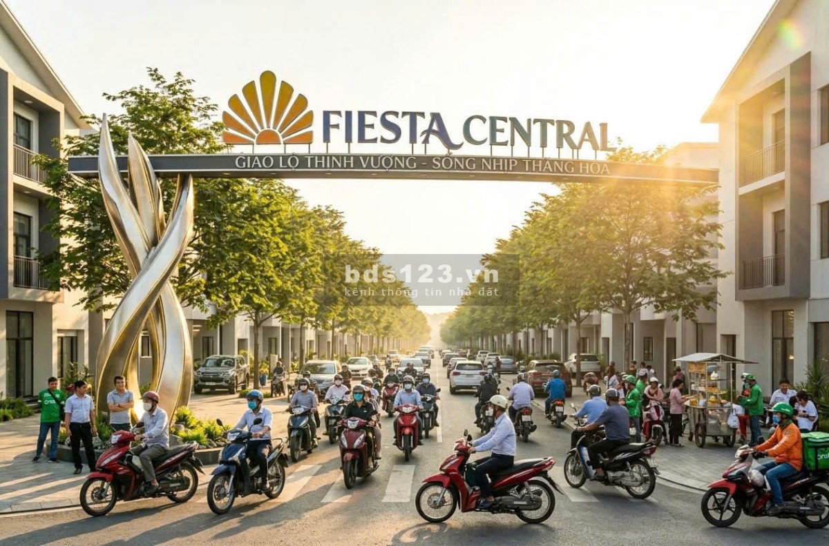 NHÀ PHỐ FIESTA CENTRAL – ĐÁNH THỨC GIÁ TRỊ TỪ MỘT KHÔNG…