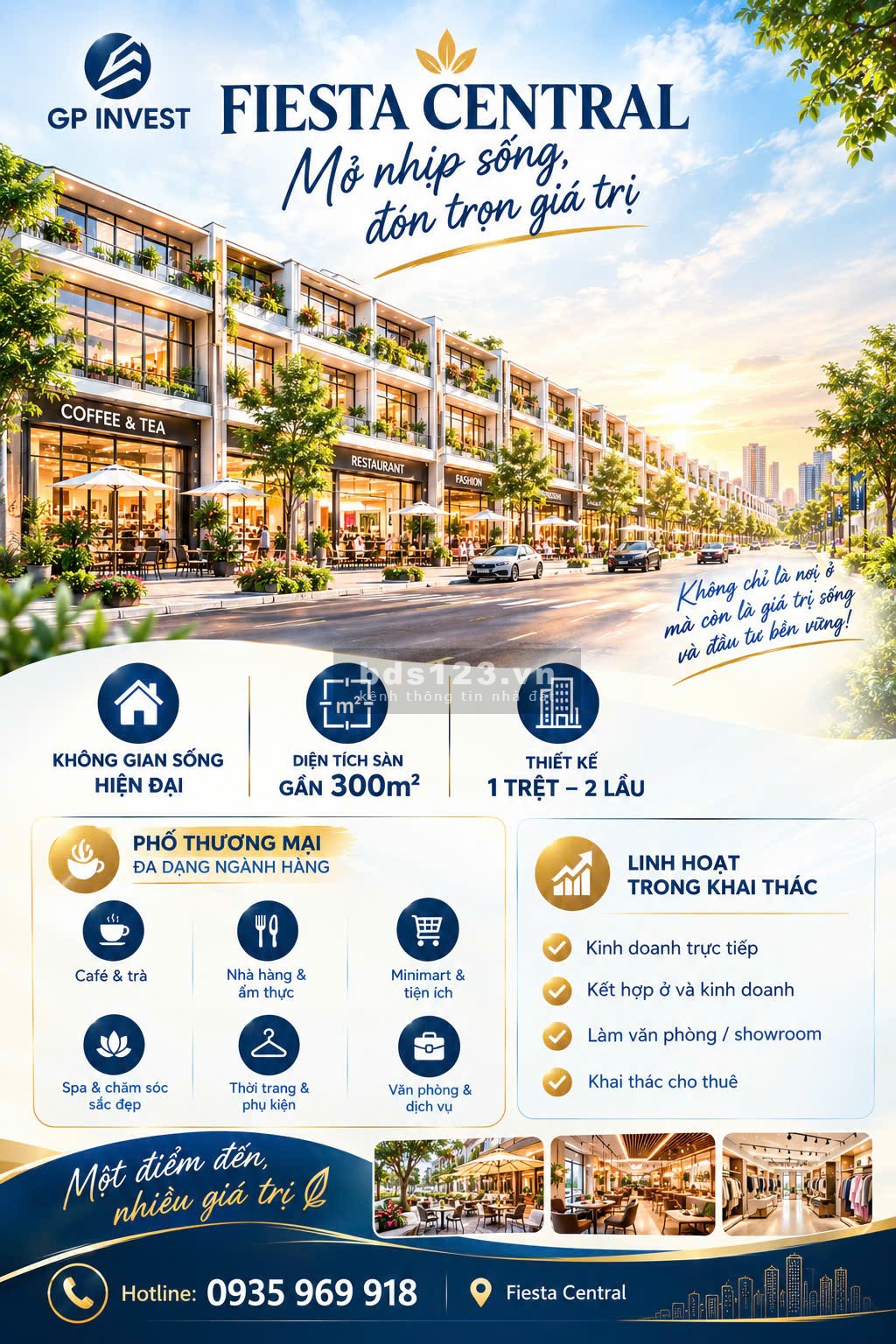 NHÀ PHỐ FIESTA CENTRAL – ĐÁNH THỨC GIÁ TRỊ TỪ MỘT KHÔNG…