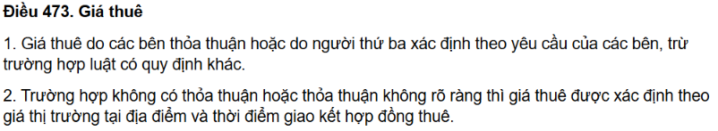 Điều 473 của Bộ luật Dân sự 2015