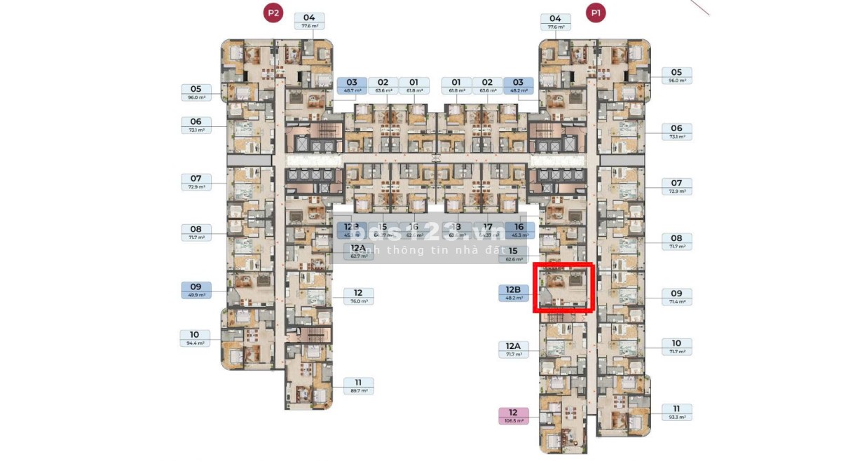 Bán Căn 1PN Peninsula Đà Nẵng 48.2m2 Tầng Cao View Vịnh & TP Giá Cực Rẻ 3.296 Tỷ Bán Gấp