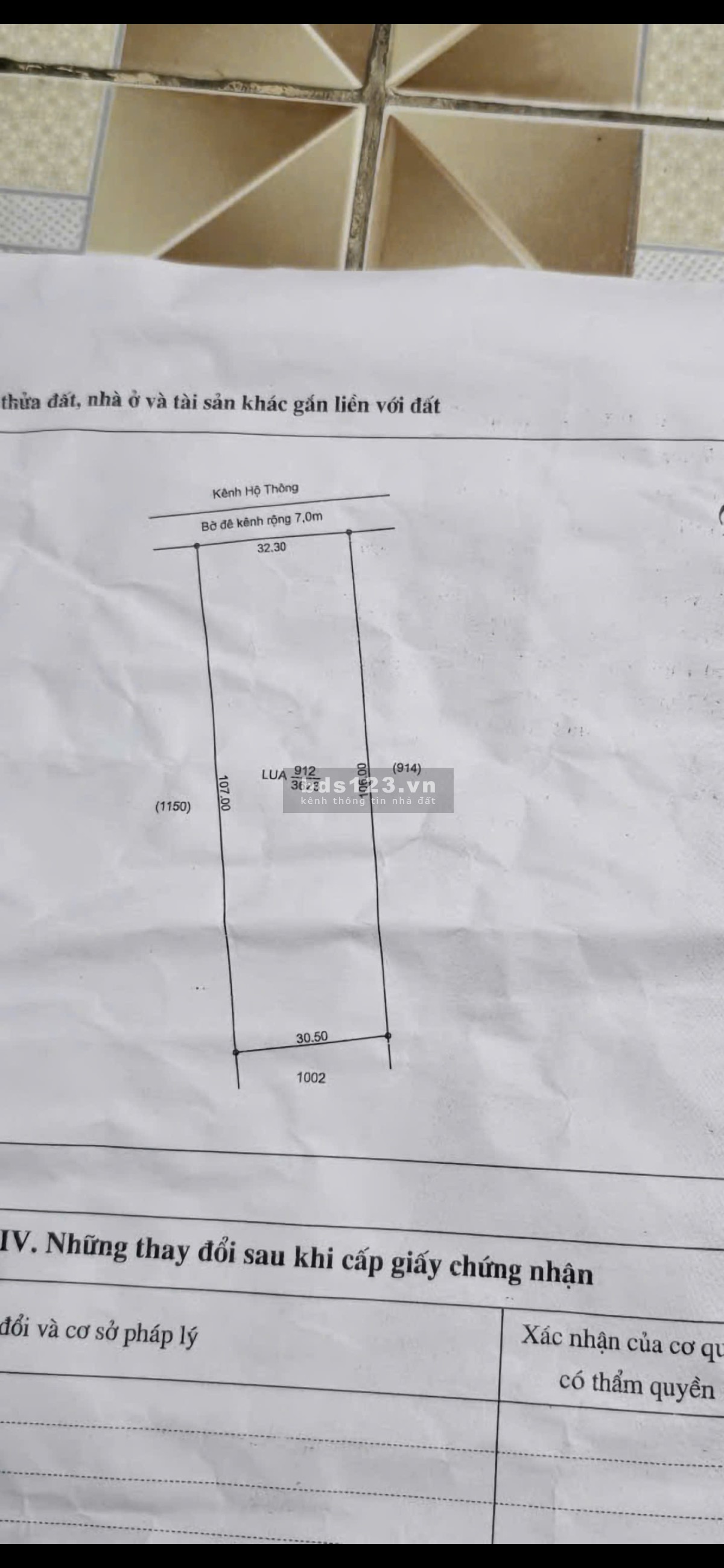 Bán đất ấp Tân Lập, xã Tân Lý Đông, huyện Châu Thành,…