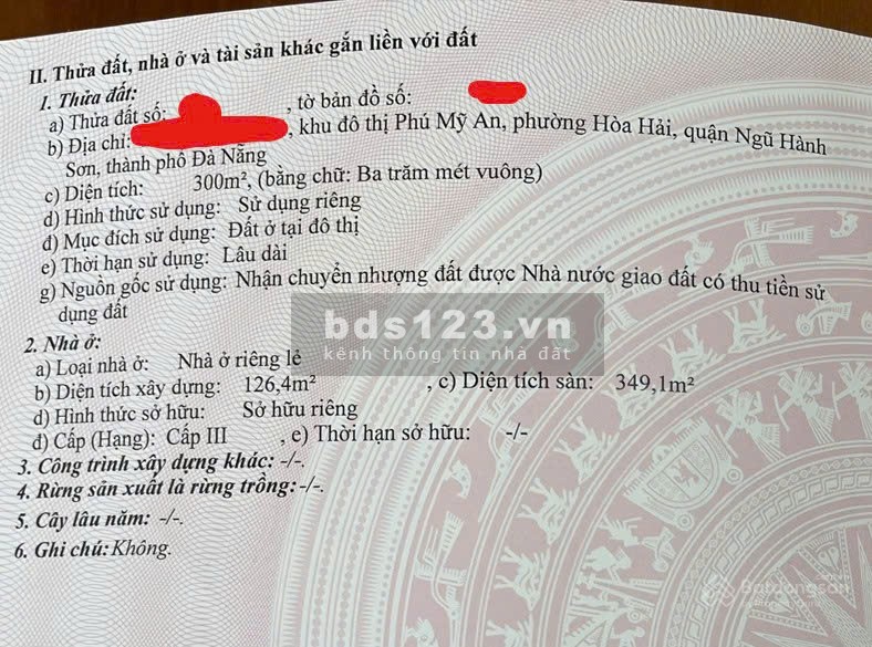 Bán biệt thự ven sông khu đô thị Phú Mỹ An, Đà Nẵng diện…