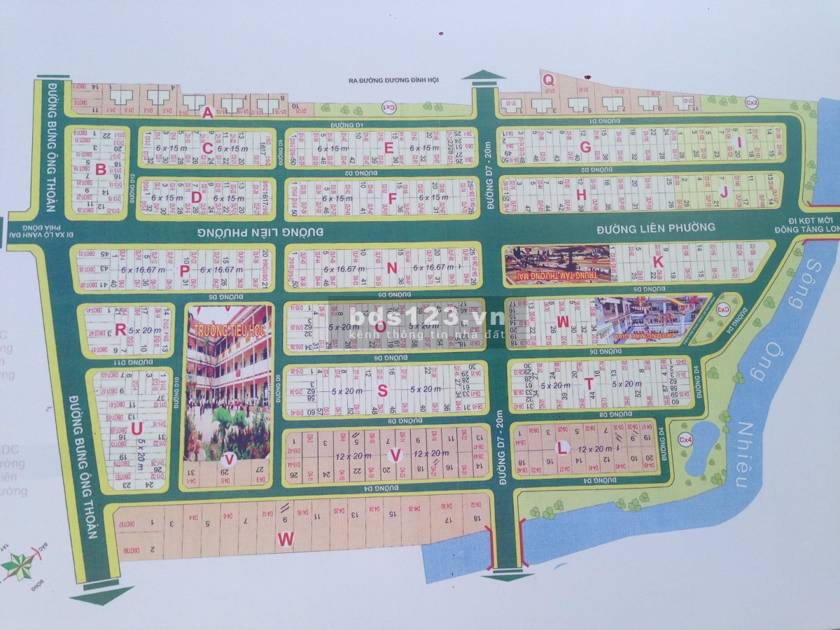 Bán đất nền dự án Sở Văn Hóa Thông Tin - 6x15 (90m2) - 6,5…