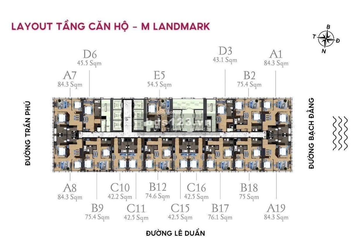 Căn hộ view trực diện sông Hàn M Landmark, tôn lên đẳng cấp…