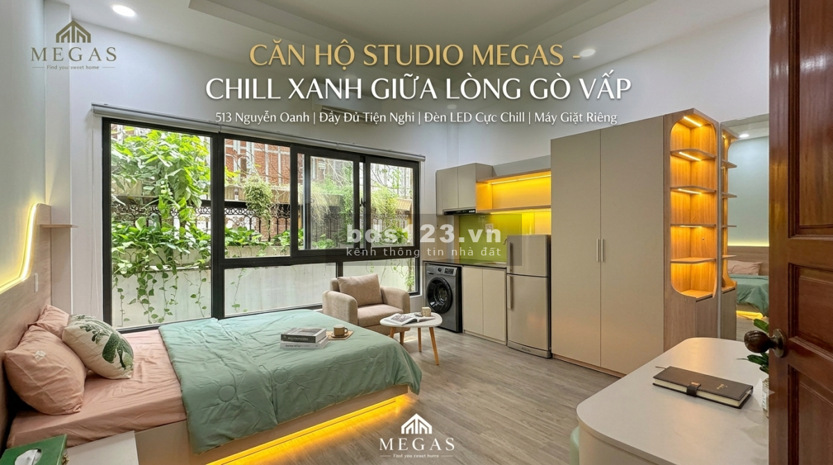 CĂN HỘ STUDIO CHILL FULL NỘI THẤT - NGAY CẬN LÊ ĐỨC THỌ