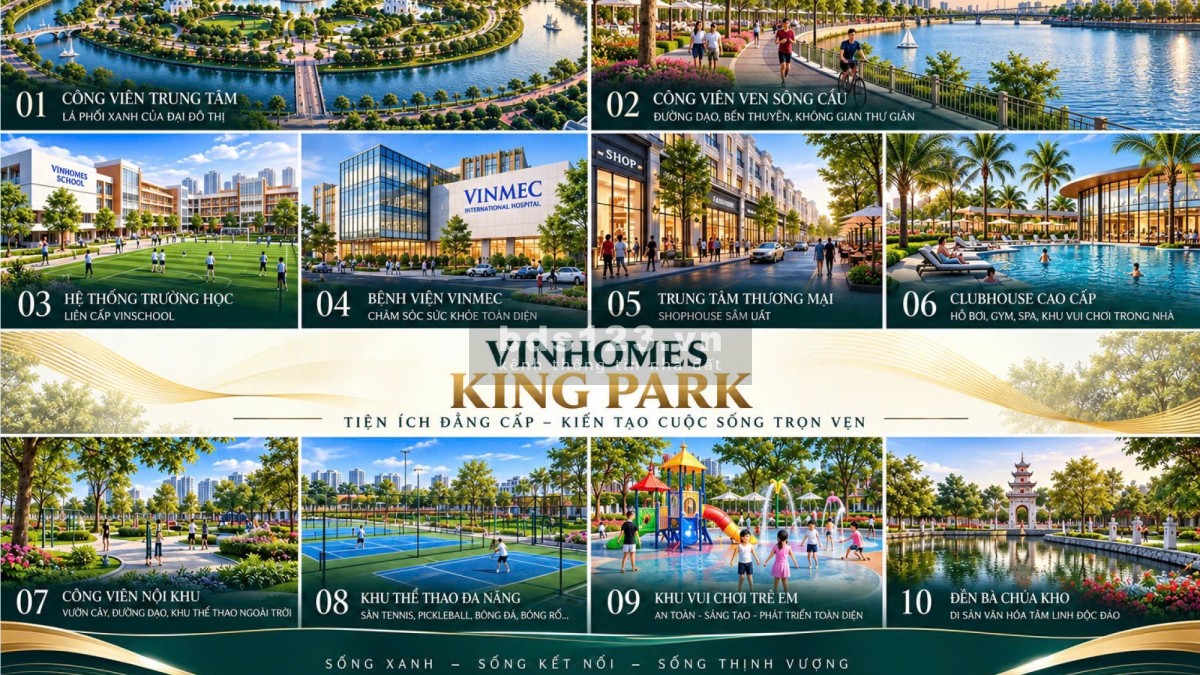 VINHOMES KING PARK – BẮC NINH - SỐNG XANH - TIỀM NĂNG AN CƯ VÀ…