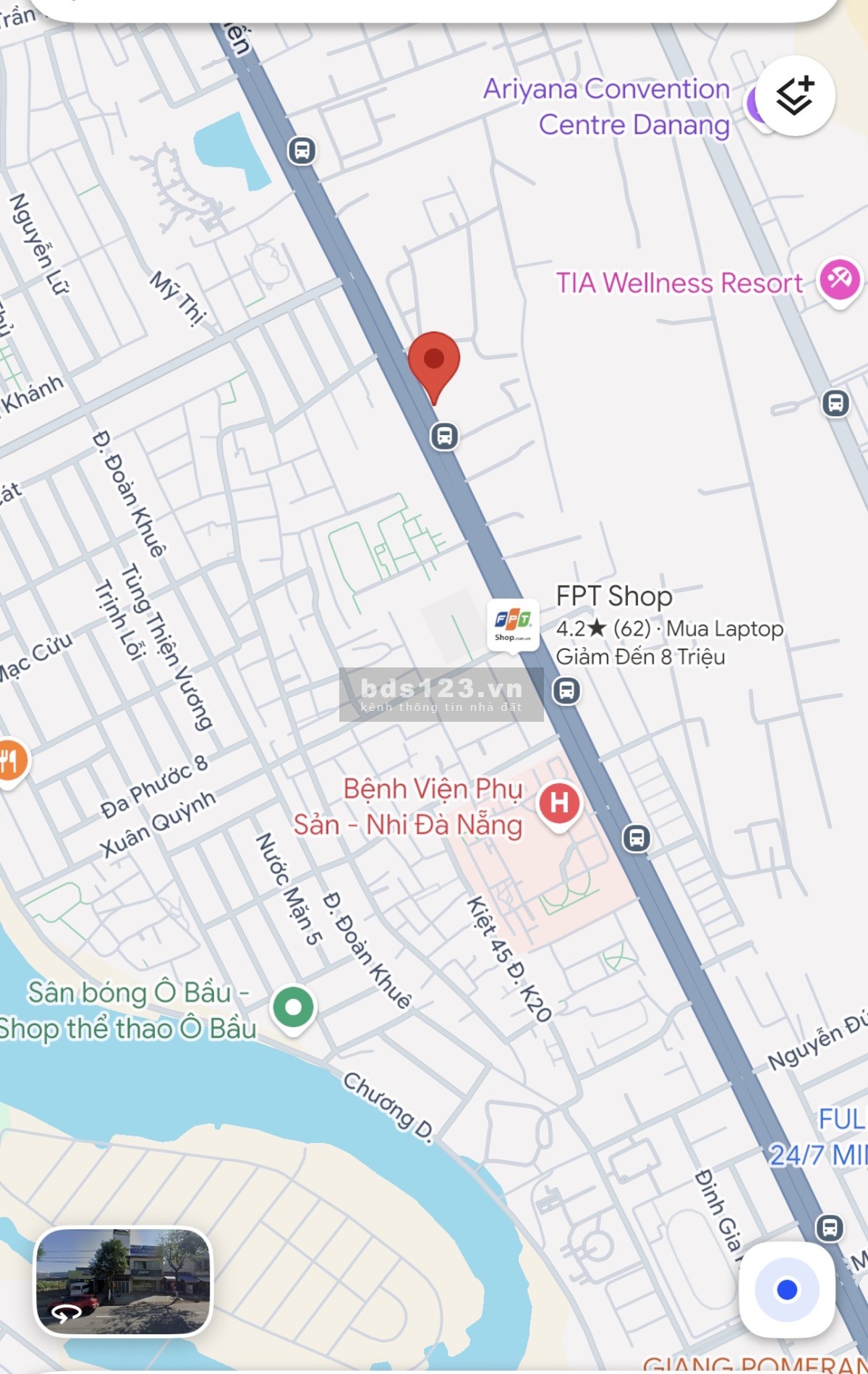 Bán nhà mặt tiền Lê Văn Hiến, Ngũ Hành Sơn, 70,6m², giá 6,3 tỷ